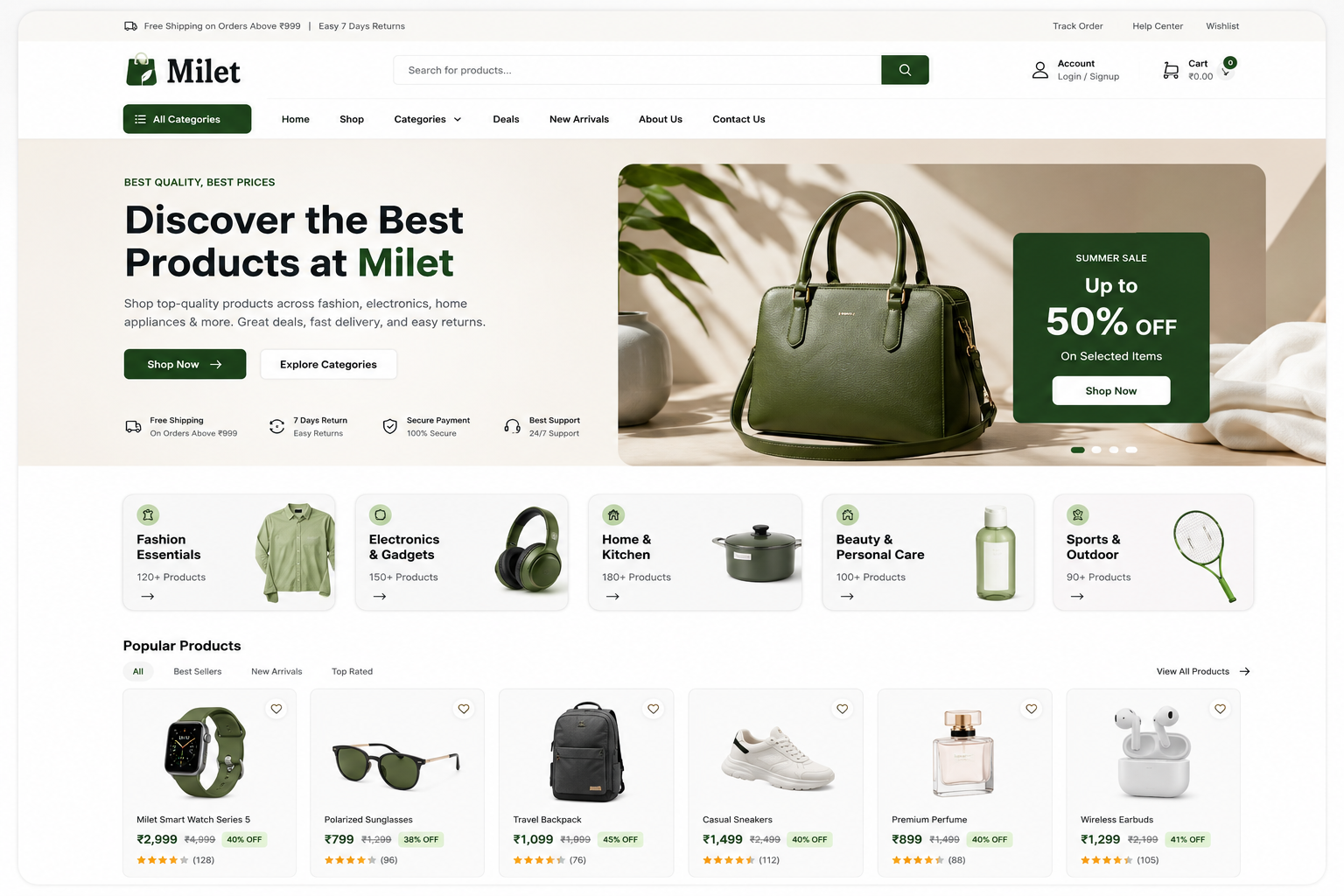 ecommerce portfolio