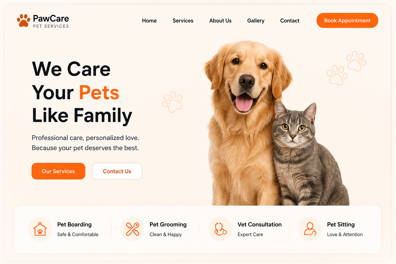 Home petcare portfolio